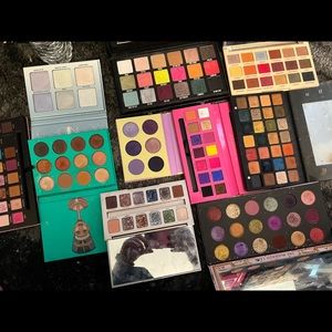 16 palettes mostly high end